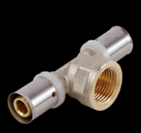 PEX Tee, so závitom